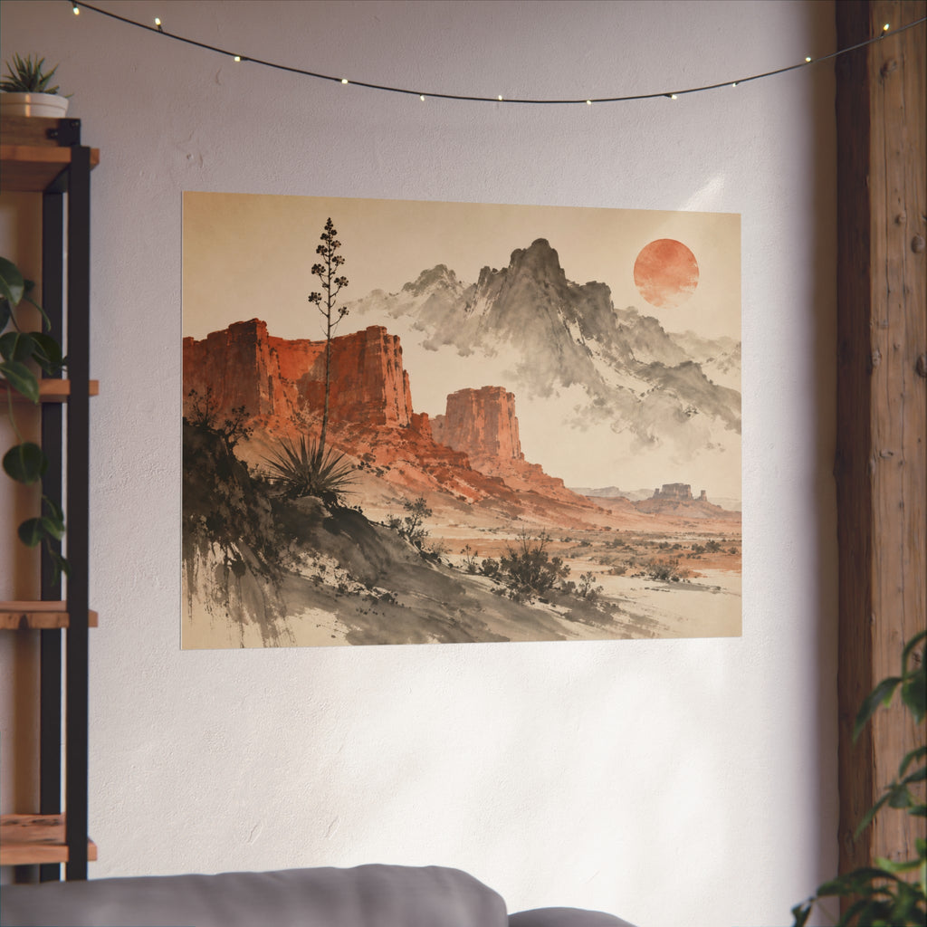 Desert Mesas, Misty Mountains