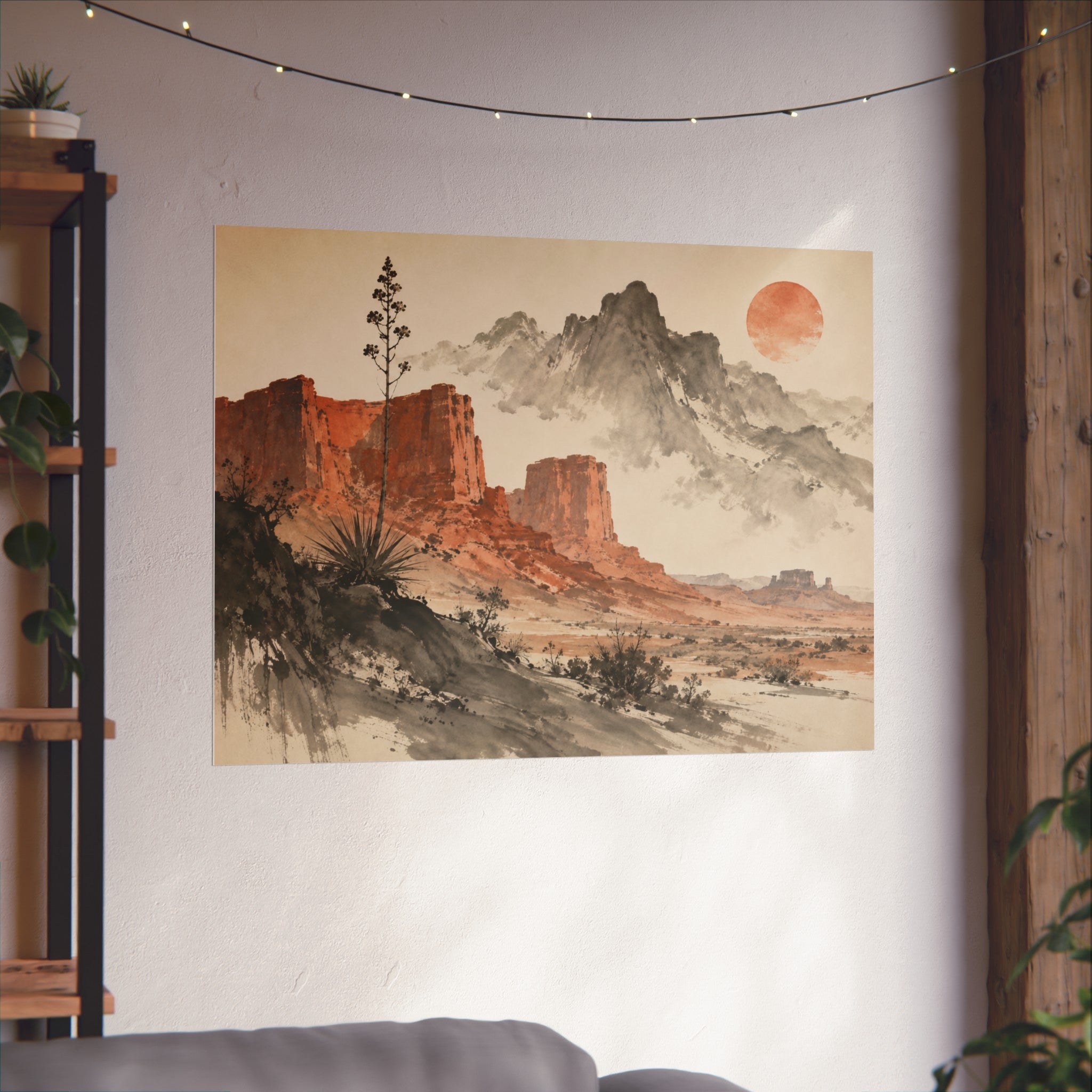 Desert Mesas, Misty Mountains