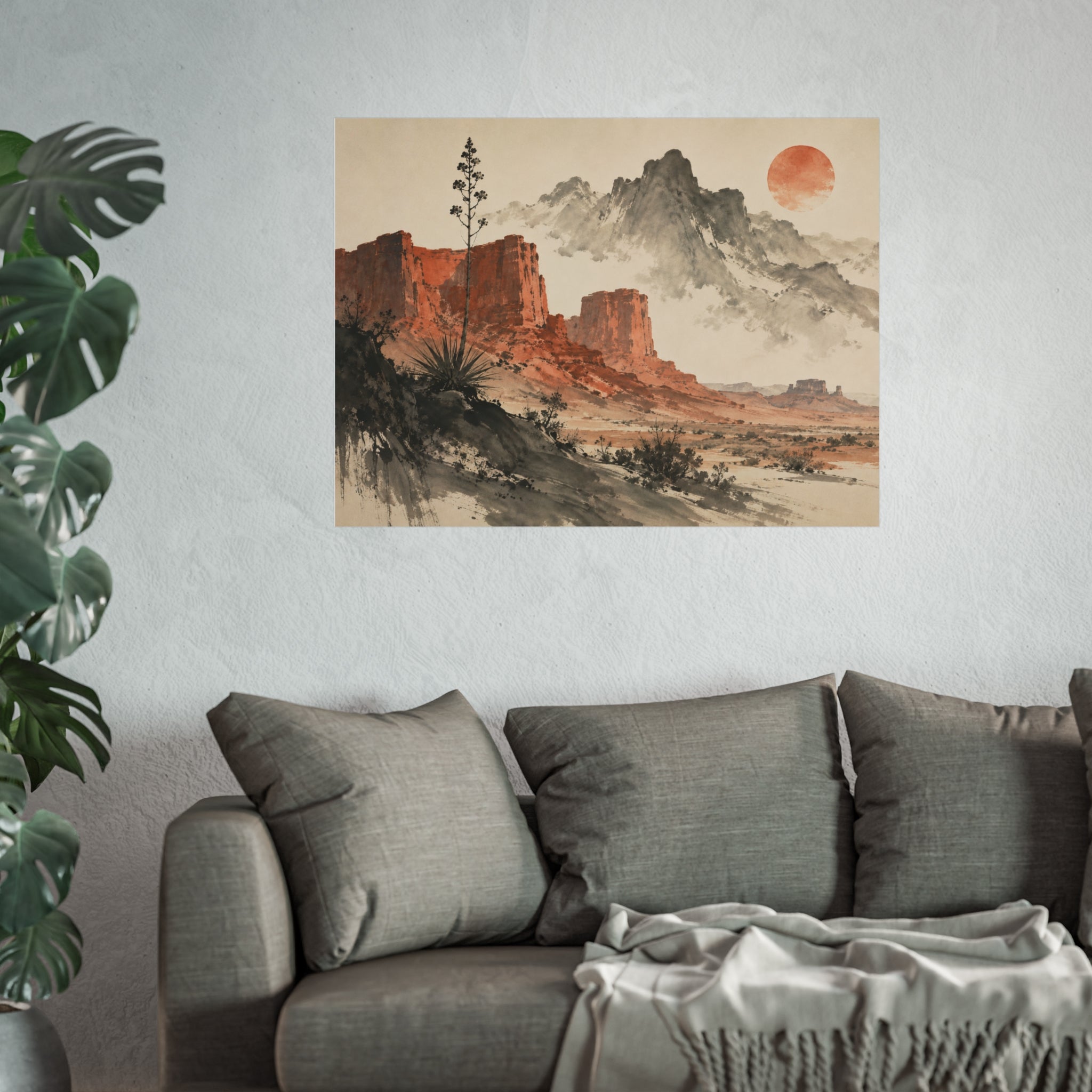 Desert Mesas, Misty Mountains