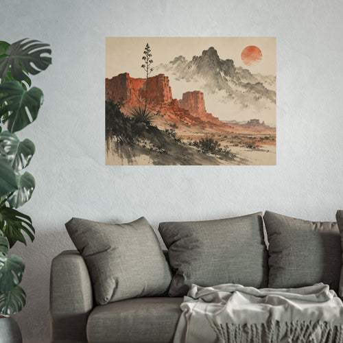 Desert Mesas, Misty Mountains